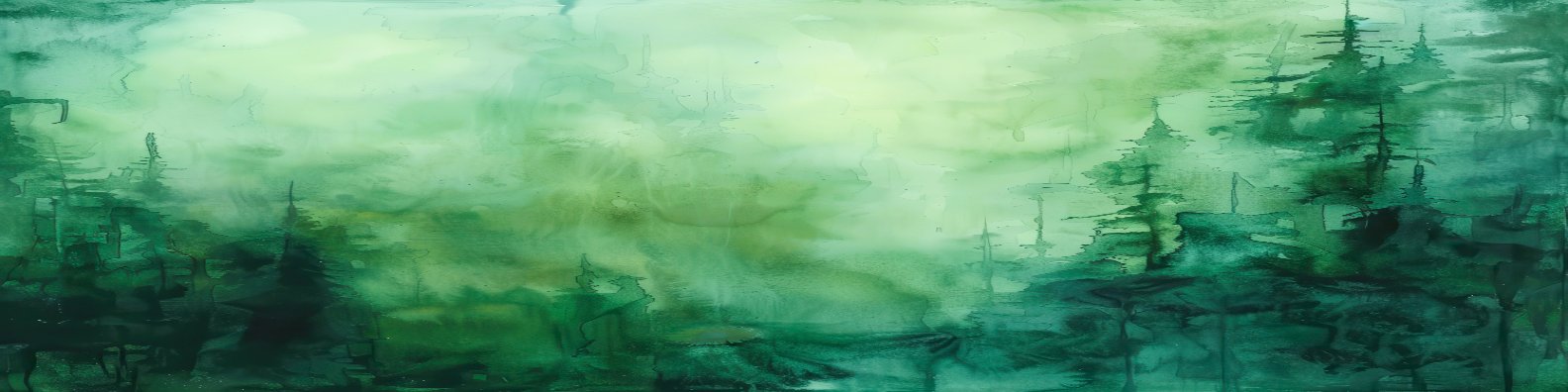 Faded green watercolor background